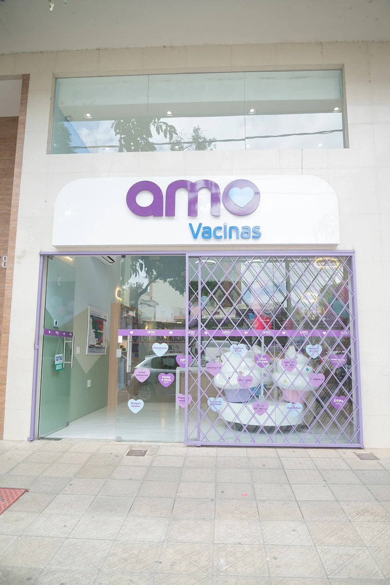 Fachada da AmoVacinas Governador Valadares